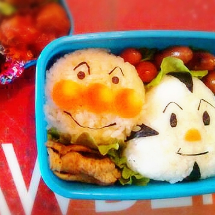 キャラ弁 簡単アンパンマンとおむすびマン レシピ 作り方 By 菜美eighter 楽天レシピ キャラ弁 簡単アンパンマンとおむすびマン レシピ 作り方 By 菜美eighter 楽天レシピ